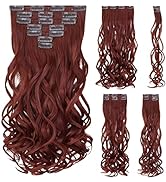 Auburn Hair Extension,Wavy Hair Extensions 18