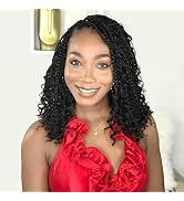 Fulcrum Goddess Box Braids Crochet Hair 12 Inch, 9 Packs Pre Looped Box Braids Crochet Hair For B...