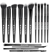Personalized Make Up Brushes Makeup Brushes 15pcs Professional Custom Makeup Brushes Set Premium ...
