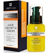 Keratin Hair Serum – With Moroccan Argan Oil - Heat Protectant and Anti Frizz Control Treatment f...