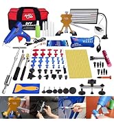 Super PDR Dent Puller Kit – Paintless Dent Repair Tools for Car, Slide Hammer 2 in 1 & PDR Light ...