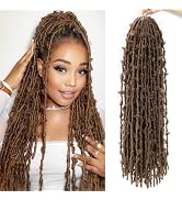 YEWELL 6 Packs 24 Inch Butterfly Locs Crochet Hair for Black Women Soft Distressed Faux Locs Pre ...