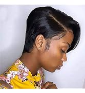 Usexy Hair Pixie Cut Lace Front Wigs Human Hair 13x4x1 Lace Front Wigs Human Hair Short Bob Wigs ...
