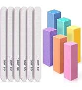 Nail Files and Buffer, TsMADDTs Professional Manicure Tools Kit Rectangular Art Care Buffer Block...