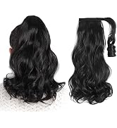 Ponytail Extensions,HSPJHTM Black Ponytail Extension 16
