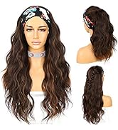 Sapphirewigs Glueless Headband Wig Loose Body Wavy Synthetic Hair Wigs for Black Women Wave None ...