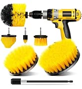 CasaCulina 7 Pack Drill Brush Attachment Set, Drill Cleaning Brush Attachment Multi-Purpose Drill...