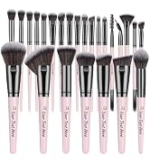 Personalized Makeup Brushes Professional Custom Makeup Brushes Set Premium Face Powder Blush Poin...