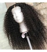 SUNTU Lace Front Wigs Human Hair Kinky Curly Wig 13x4 HD Transparent Lace Wigs Afro Kinky Curly H...