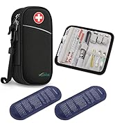 MEDMAX Insulin Cooler Travel Case with 2 Ice Pack, Water Resistant Insulated Diabetic Medication ...
