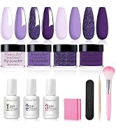 Dip Powder Nail Kit for 4 Colors System Starter Kit Acrylic Dipping System,4 PCS Dipping Powder,4...