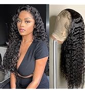 Dorosy Hair 360 Lace Frontal Wigs Wet Wavy 180% Density for Women Natural Black Brazilian Remy Ha...