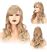 Long Wigs Women,wigs for white women Soft And Not Tangled womens wigs real hair wig blonde wavy w...