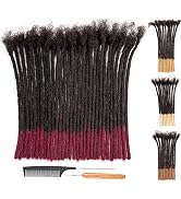 DAIXI 0.6cm Thickness 8 Inch 30 Strands #T1B/Bug Color Tips Ombre Color 100% Real Human Hair Drea...