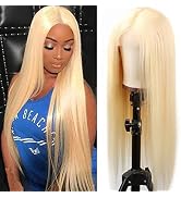 613 Blonde Lace Front Wig Human Hair 14 Inch 613 Straight Lace Front Wigs Human Hair 13x4x1 T Par...