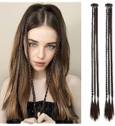 Braid Hair Extensions,6 PCS Clip in Hair Extensions Baby Braids, 22