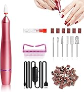 Nail Drill Machine, Moosec Electric Nail File 20000rpm - Portable Acrylic Nail Drill (Rose Gold)