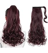 Ponytail Hair Extensions,HSPJHTM Red Ponytail Extension 20