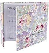 2 Types Nail Color Display Chart Book - 120 Colors Nail Polish Gel Color Display Card, Nail Art S...