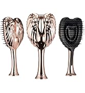 Tangle Angel Detangling Hair Brush - Anti Static Tangle Taming Brush with Soft Bristles - Heat & ...