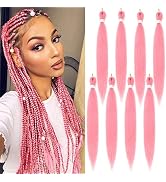8 Packs Braiding Hair Pre-Stretched- 26 Inch Omber Braiding Hair extensions for braids Pre stretc...