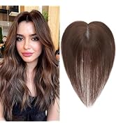 Paraglame Hair Toppers for Women Real Human Hair 360°3D Cover Human Toppers for Women Clip in Hai...