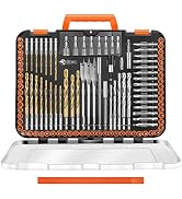 ENERTWIST Drill Bit Set, 112-Pieces 1/4