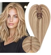 Rich Choices Hair Toppers for Women Real Human Hair 100% Human Remy Toppers for Women with Thinni...