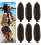 Spring Afro Twist Hair, 30 Inch Springy Marley Twist Braiding Hair Pre-Separated 6 Packs Spring T...