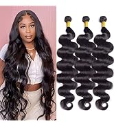 26 28 30 Inch Human Hair Bundles Body Wave 3 Bundles 100% Unprocessed Brazilian Hair Weave Bundle...