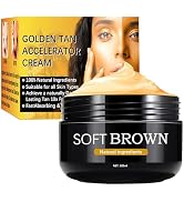Luxury Intensive Tanning Gel, Natural Tanning Accelerator Cream Gel, Brown Tanning Gel, for Sunbe...