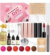 JUYRLE DIY Lipstick Making Kit- Natural Beeswax Based Lip Gloss & Matte Lip Gloss Making Kit, Cra...