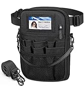 Nurse Fanny Pack with Tape Holder, SITHON Multi Compartment Medical Gear Pocket Belt Bag Nursing ...