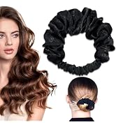 Heatless Hair Curler Overnight Blowout Heatless Curling Scrunchie Satin Heatless Curls Rod to Sle...