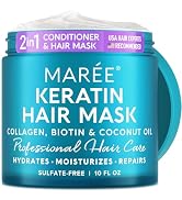 MAREE Hair Mask for Damaged Hair - Keratin Hair Treatment Conditioner - Extremely Deep Conditioni...