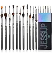 Jessup Eye Makeup Brushes Set Professonal 28pcs Premium Synthetic Eyeshadow Brush Eyeliner Brush ...