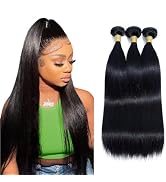 Straight Bundles Human Hair Bundles 24 26 28 inch Straight Human Hair Bundles Brazilian Virgin St...