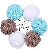Bath Loofah Shower Sponge Pouf Body Scrubber Exfoliator Scrubber ball (Set of 6)