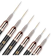 Etercycle Nail Art Liner Brushes, 6pcs Striping Nail Gel Polish Painting Brush Set, Thin Nail Art...