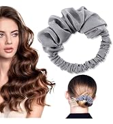 Heatless Hair Curler Overnight Blowout Heatless Curling Scrunchie Satin Heatless Curls Rod to Sle...