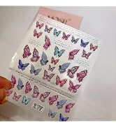 5D Embossed Butterfly Nail Art Stickers Spring Nail Stickers Summer Nail Decals for Women Girls M...