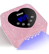Linssy UV Nail Lamp, 72W Cordless Nail Lamp Nail Dryer with 5 Timer Settings, Large Heart Shape S...