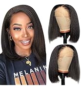 Dorosy Hair 13x6 Kinky Straight Human Hair Wigs for Black Women 180% Density HD Lace 13x6 Lace Fr...