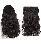 Black Hair Extensions,HSPJHTM Clip in Hair Extensions for Women 18
