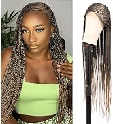 Brinbea 13X8 HD Lace Front Box Braided Wigs for Women Lemonade Cornrow Braids Wigs with Baby Hair...