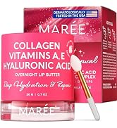 MAREE Lip Mask with Hyaluronic Acid - Overnight Lip Treatment - Lip Moisturizer for Very Dry Lips...