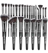Personalized Makeup Brushes Professional Custom Makeup Brushes Set Premium Face Powder Blush Poin...