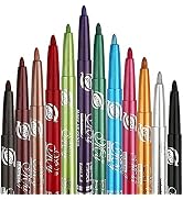 G2PLUS 12 PCS Colorful Eyebrow Pencil Eyeliner Eyebrow Lip Liner Pencil Pen Makeup Cosmetic Set K...