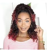 Fulcrum Goddess Box Braids Crochet Hair 12 Inch, 9 Packs Pre Looped Box Braids Crochet Hair For B...