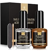 Saviland Nail Dehydrator and Acid-free Primer, Long-lasting Nail Prep Dehydrate and Acid Free Bon...